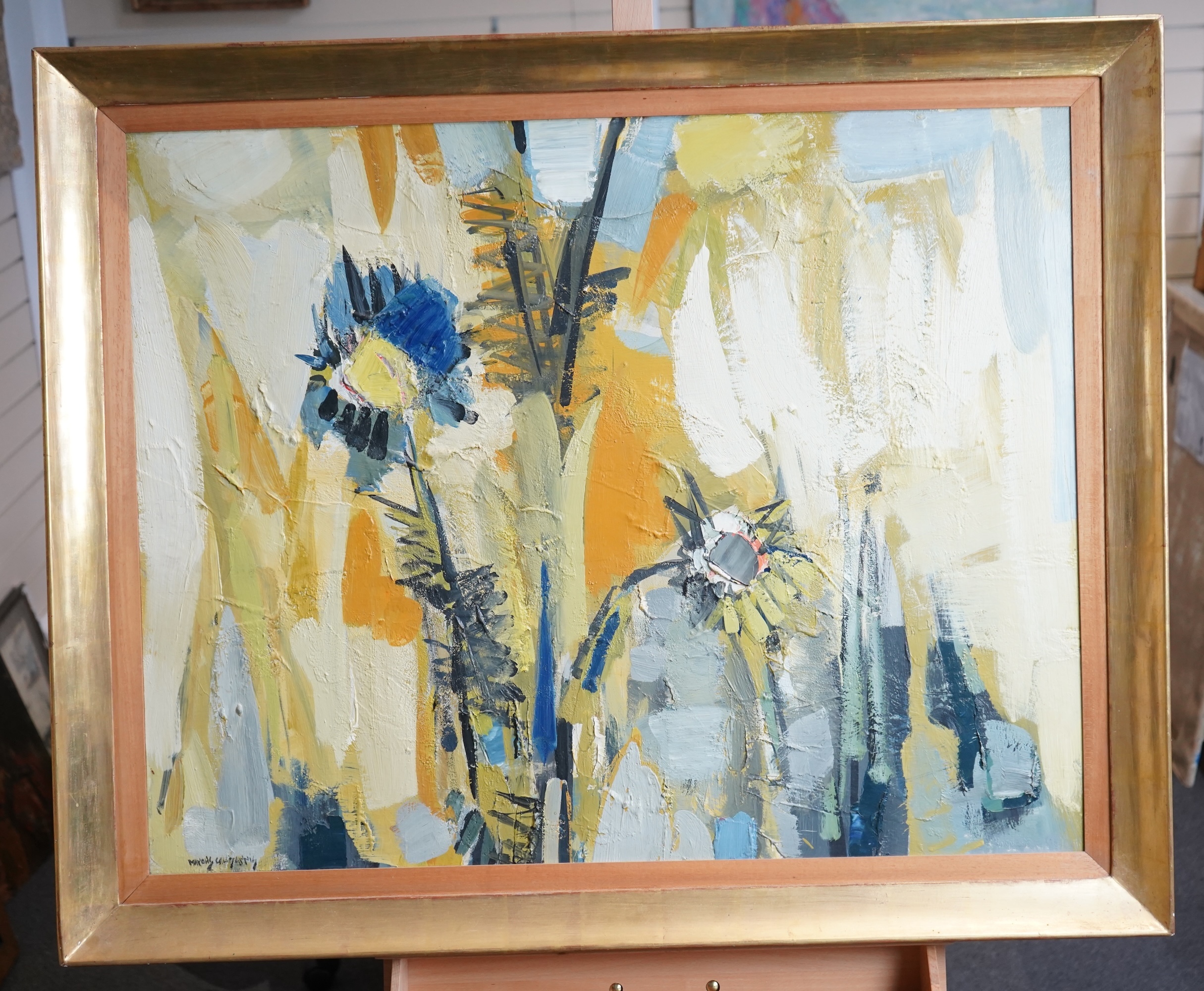 Manolis Calliyannis, Greek 1923-2010, 'Les Chardons'